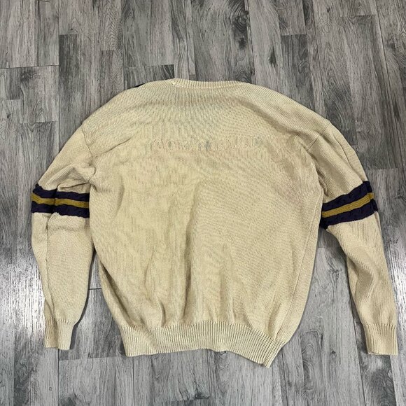 VINTAGE GIORGIO ARMANI LE COLLEZIONI CARDIGAN LOGO SPELLOUT - Picture 2 of 11